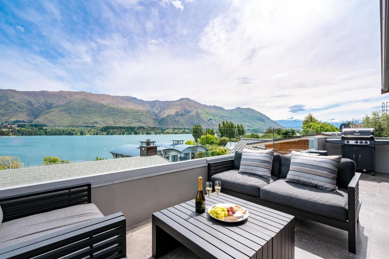 Luxury Lakeview Vista Apartment Wanaka Dış mekan fotoğraf