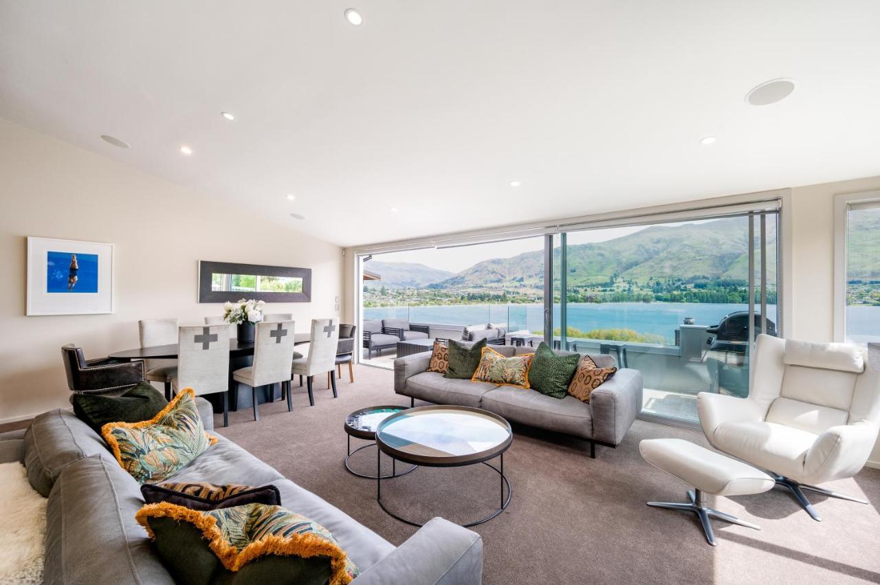 Luxury Lakeview Vista Apartment Wanaka Dış mekan fotoğraf